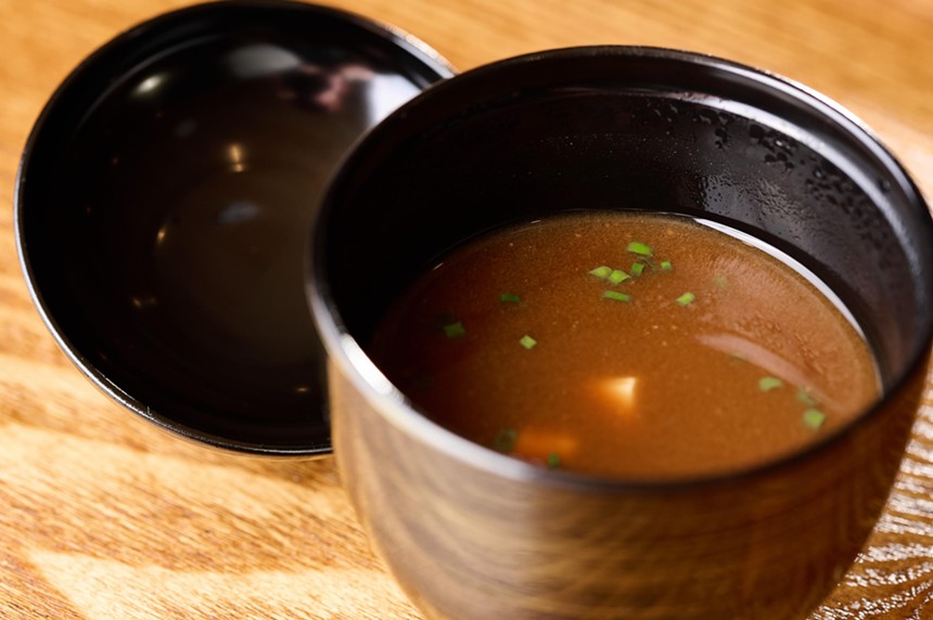 miso soup at tatsu