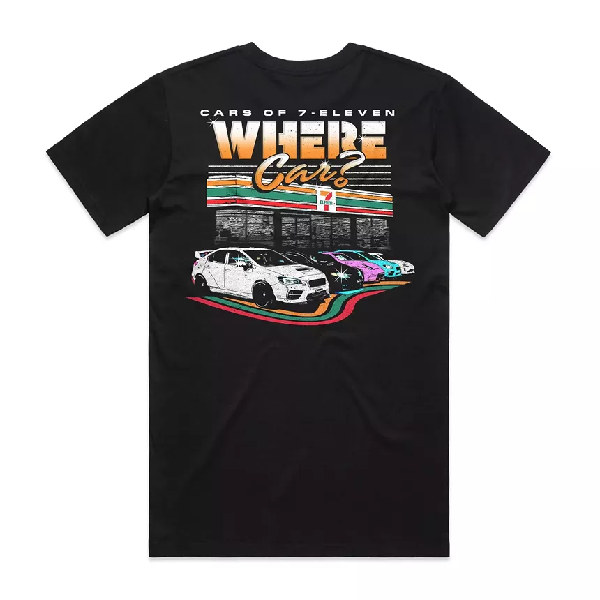 A 7-11 merch shirt, sold online.