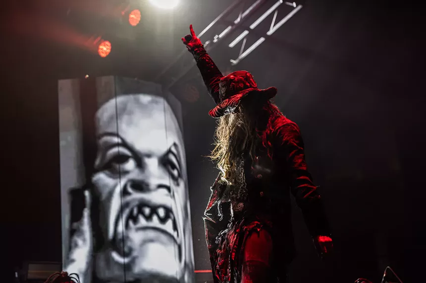 Rob Zombie and Alice Cooper performed at Fort Worth's Dickies Arena.