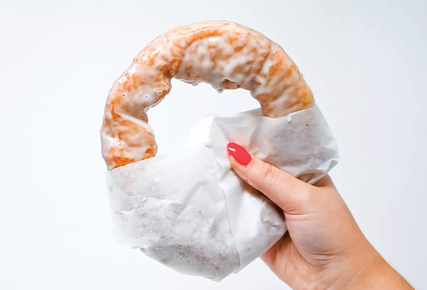 amish doughnut from the Texas State Fair