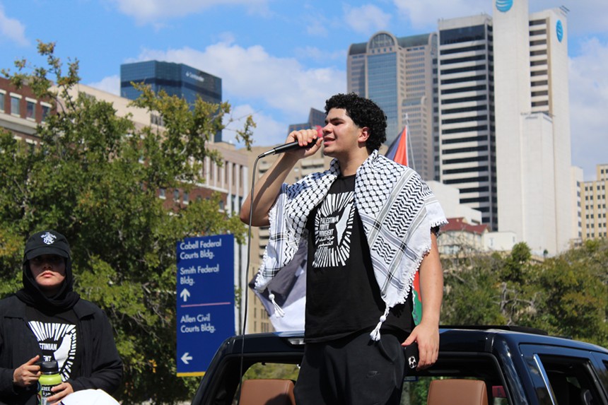 Students stand in solidarity with Palestine in Dallas, joining thousands of students across college campuses doing the same.