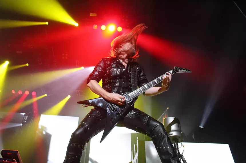 Judas Priest played Pavilion at the Toyota Music Factory in Irving on Saturday, Oct. 26.