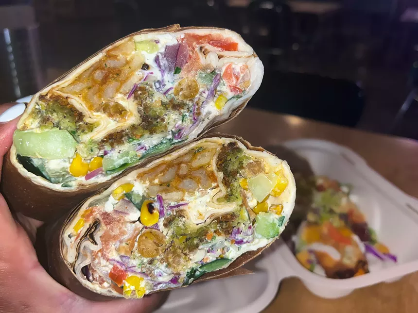 The Berliner wrap at Spitz.
