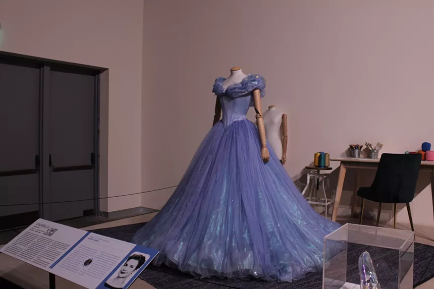 Heroes & Villains: The Art of the Disney Costume on display at Arlington Museum of Art.