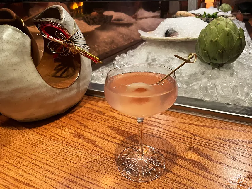 peach lychee at tei tei robata
