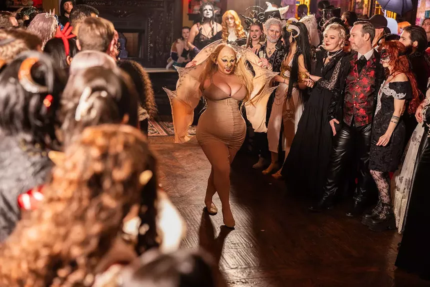 A scene from DJ Blake Ward's High Fantasy party in Dallas.