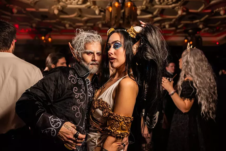 A scene from DJ Blake Ward's High Fantasy party in Dallas.