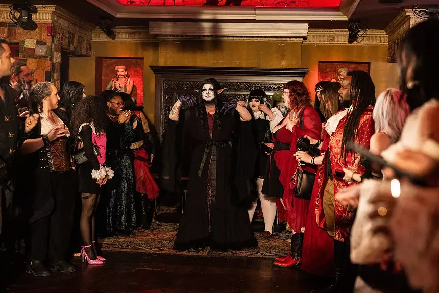 A scene from DJ Blake Ward's High Fantasy party in Dallas.