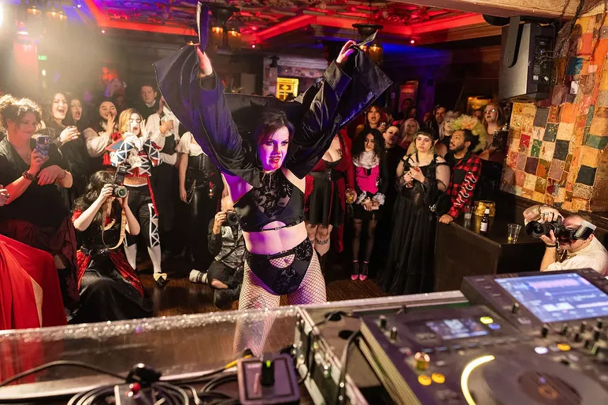 A scene from DJ Blake Ward's High Fantasy party in Dallas.