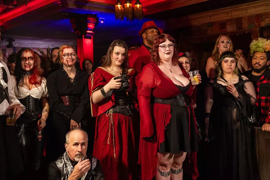 A scene from DJ Blake Ward's High Fantasy party in Dallas.