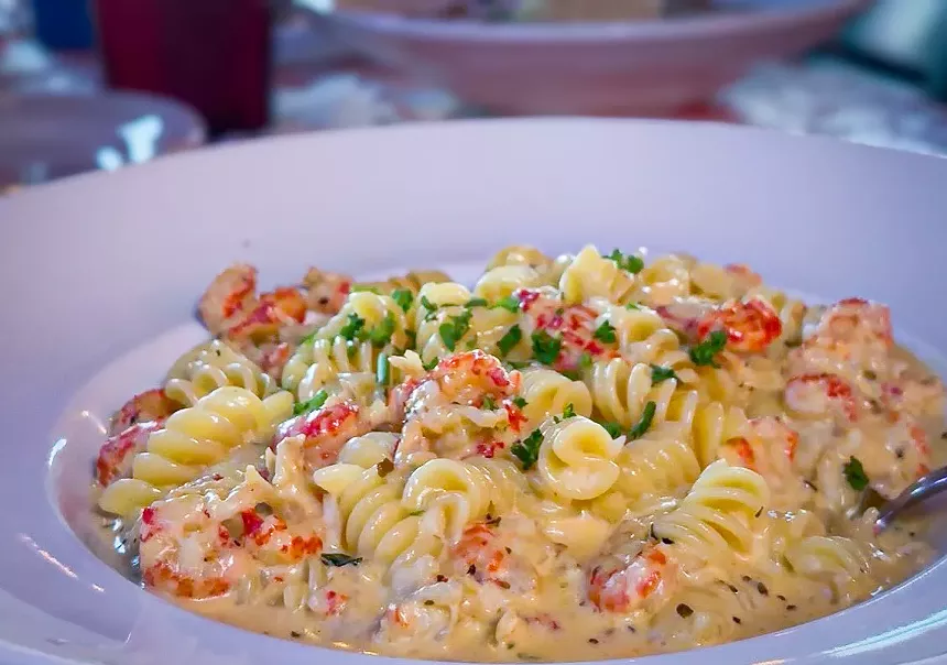Crawfish Monica at Charlie's.