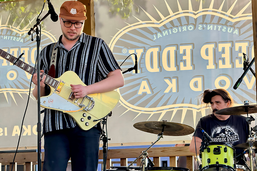 Band performing on stage