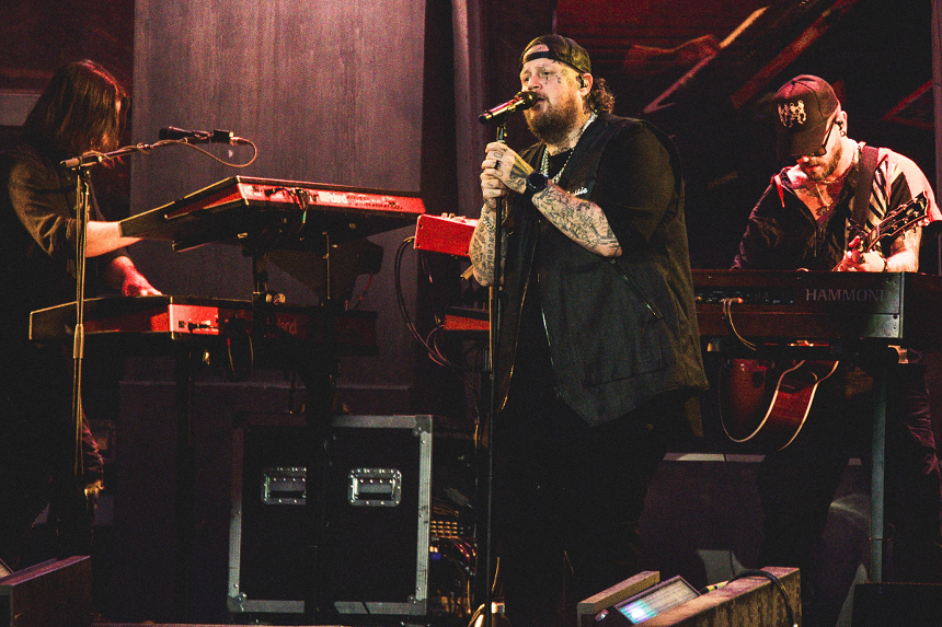 Man performing on stage
