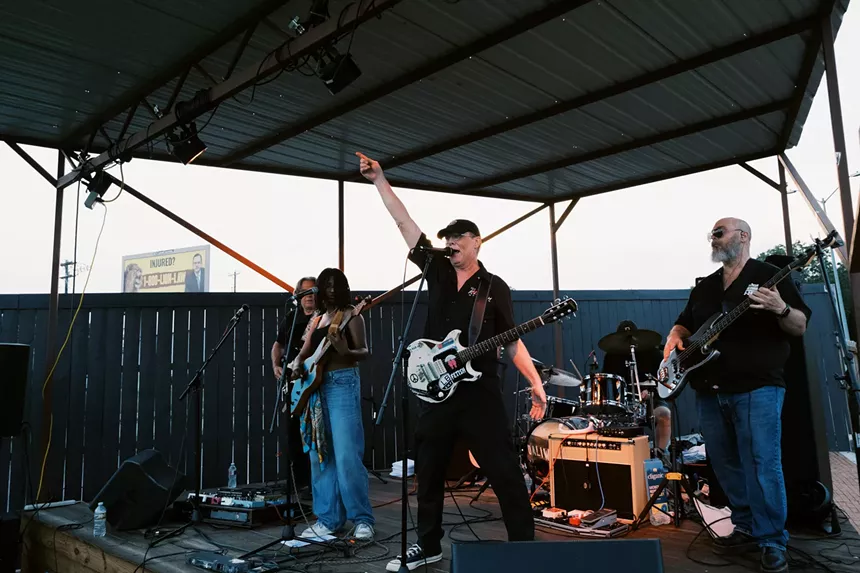Band on stage