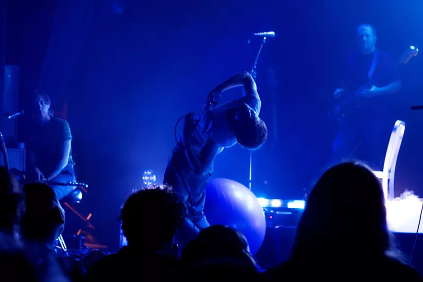Man singing on stage