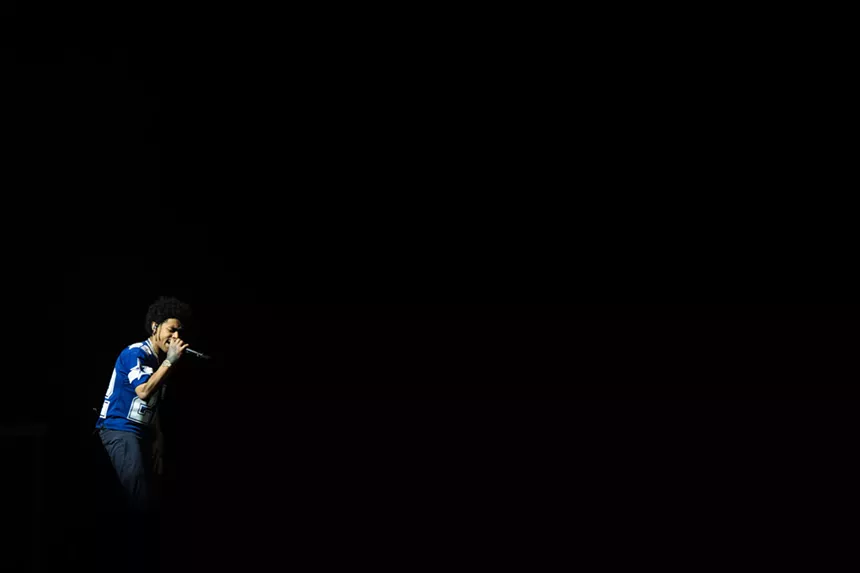 Man performing on stage