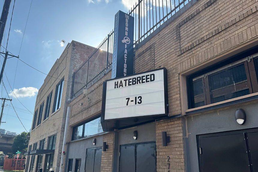 A picture of a music venue