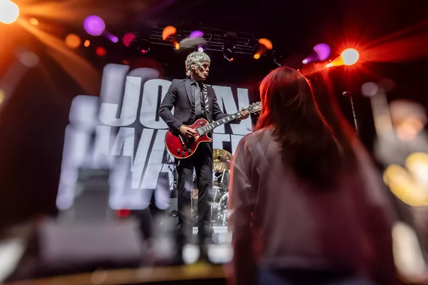Man performing on stage