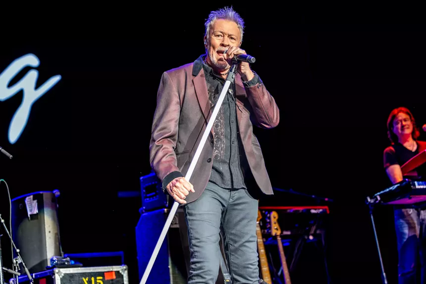 Man performing on stage
