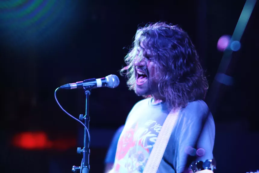 Band performing on stage