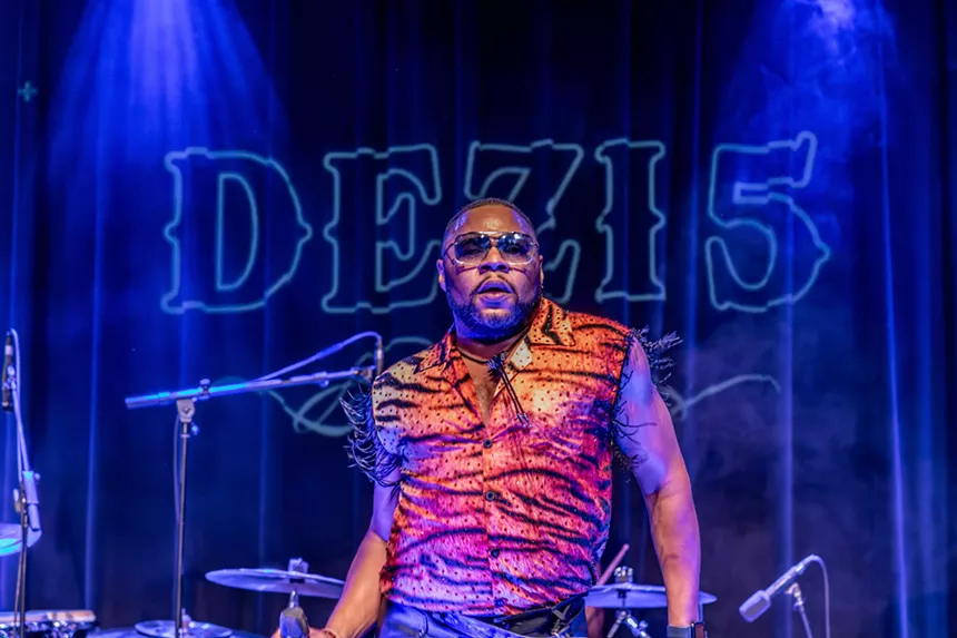 Man performing on stage