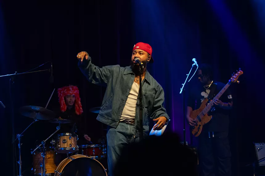 Man performing on stage
