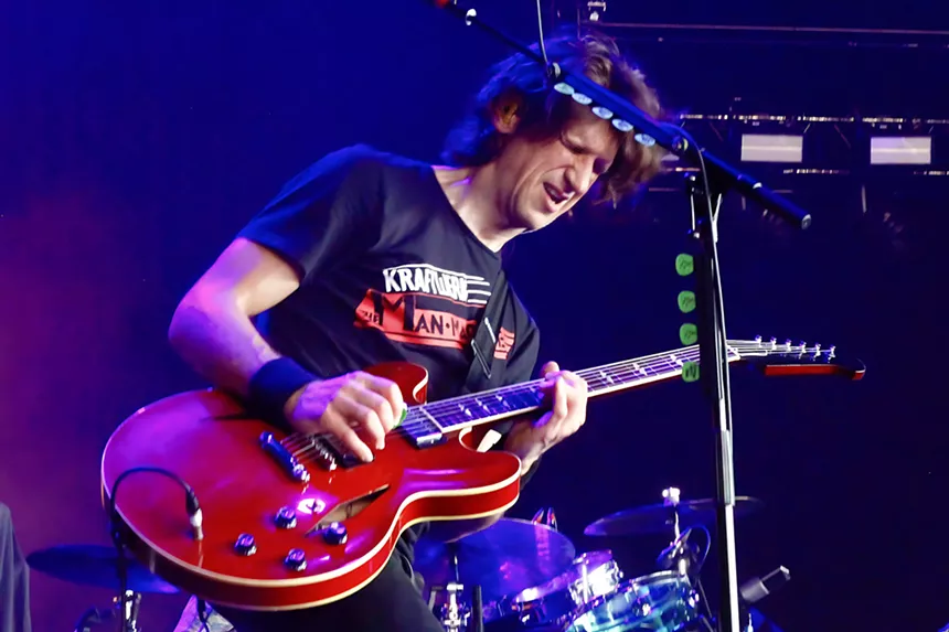 Band performing on stage