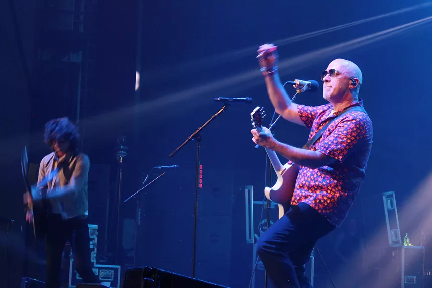 Band performing on stage