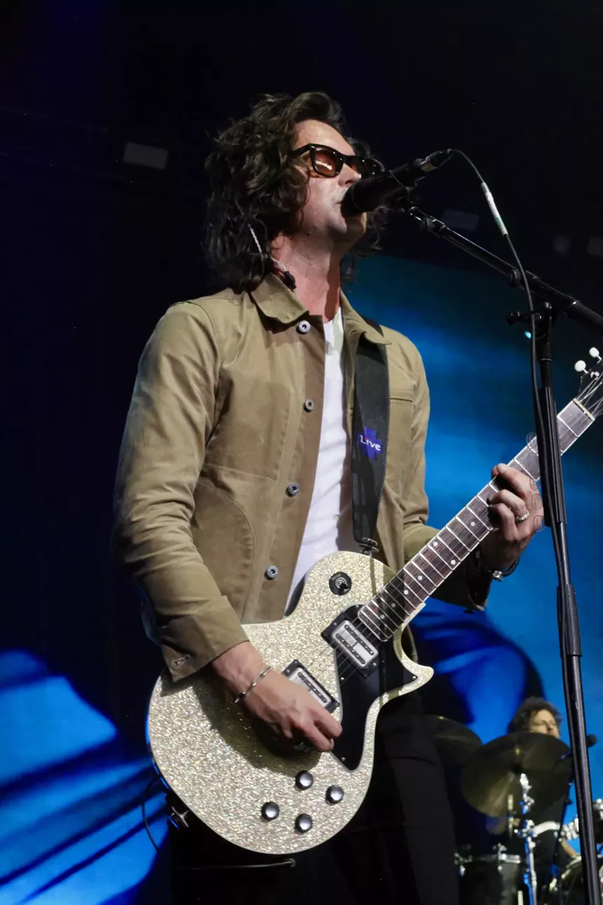 Band performing on stage
