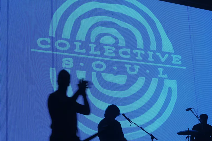 Band performing on stage