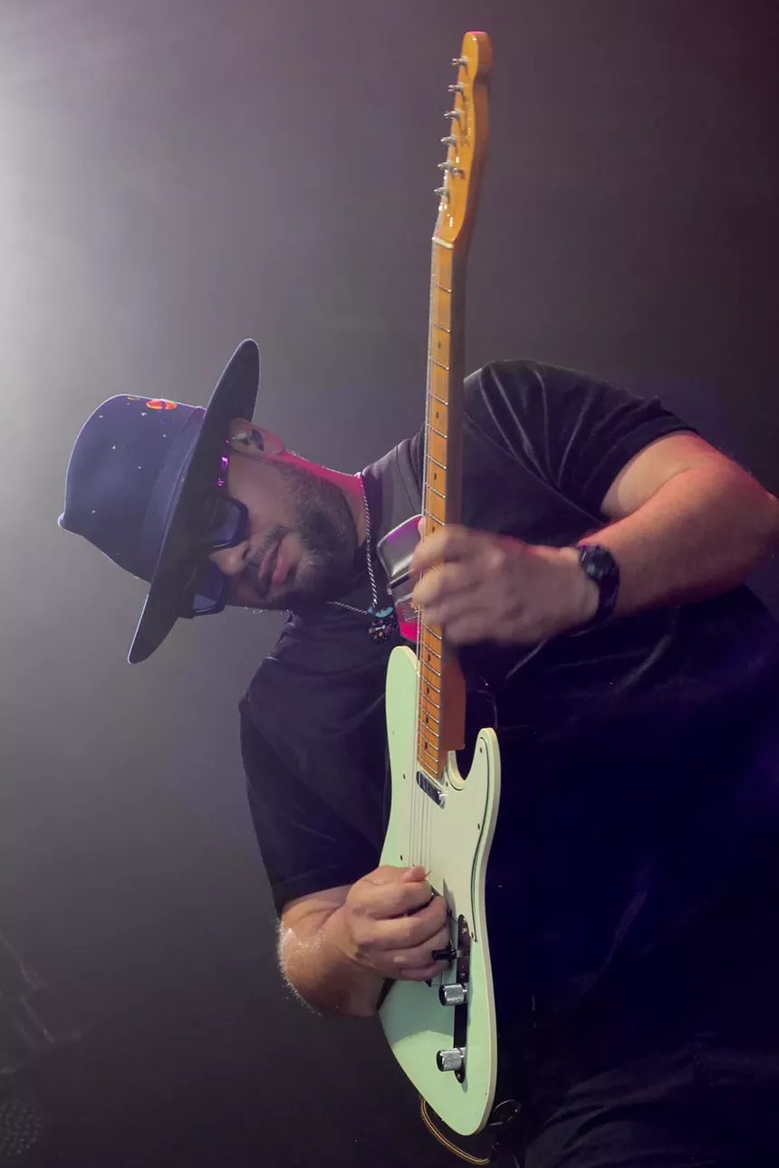 Man performing on stage