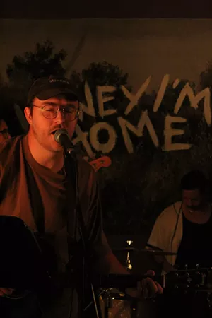 Man performing on stage