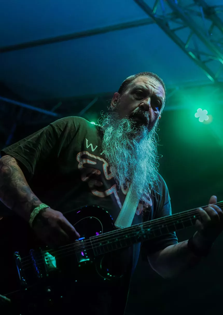 Man performing on stage