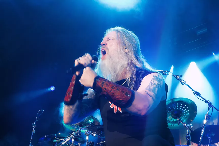 Man performing on stage