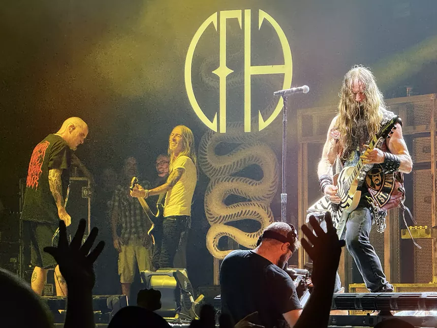 Band performing on stage