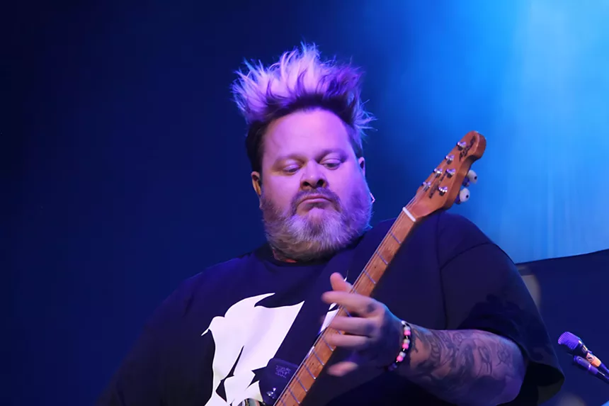 Man performing on stage