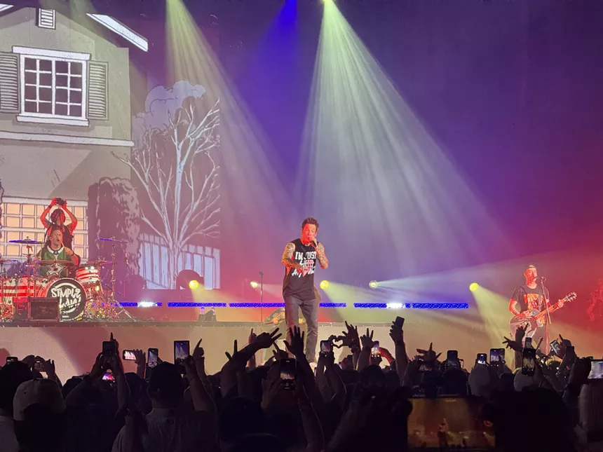 Band performing on stage