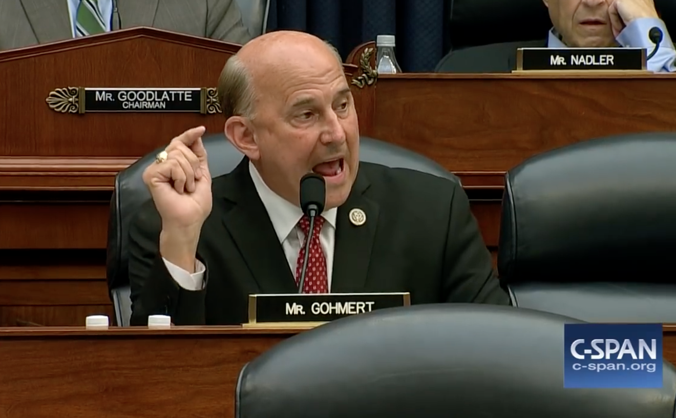 Texas congressman Louie Gohmert on C-SPAN. Gohmert wants the federal government to let him and his republican colleagues monitor the investigation of the Jan. 6 U.S. Capitol attacks.
