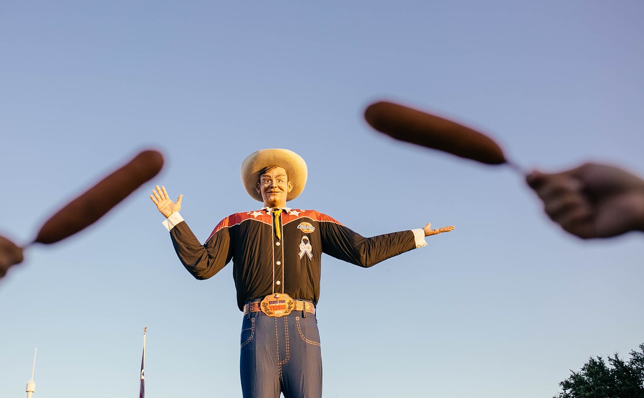 Corny dogs and Big Tex hold this city together.