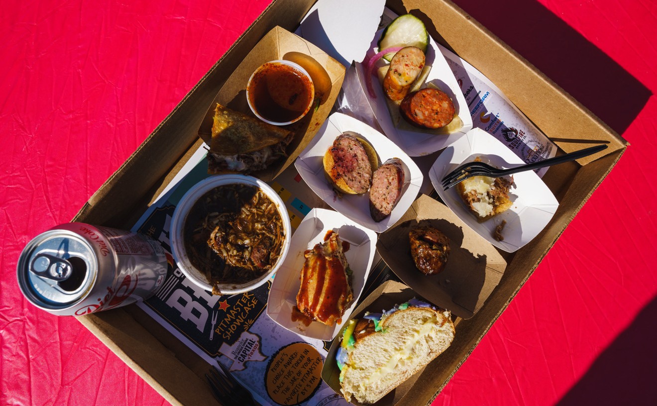 A tray of food this past weekend at For the Love of BBQ Pitmaster Showcase in Roanoke.