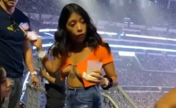 This Tiktok of a Woman Dealing With Fans At a Bad Bunny Show Should Be a Masterclass