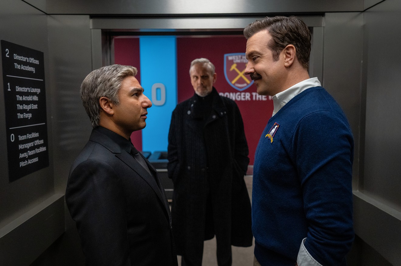 (From left) Nick Mohammed, Anthony Head and Jason Sudeikis return for the third and final season of the Apple TV+ comedy Ted Lasso.