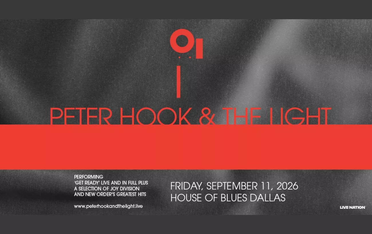 Win 2 tickets to Peter Hook & The Light!