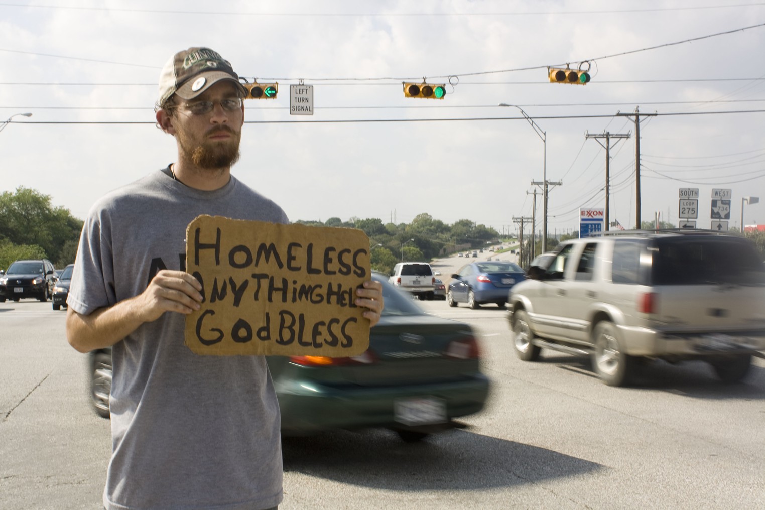 Dallas Sued for Banning Panhandlers From Standing on Medians
