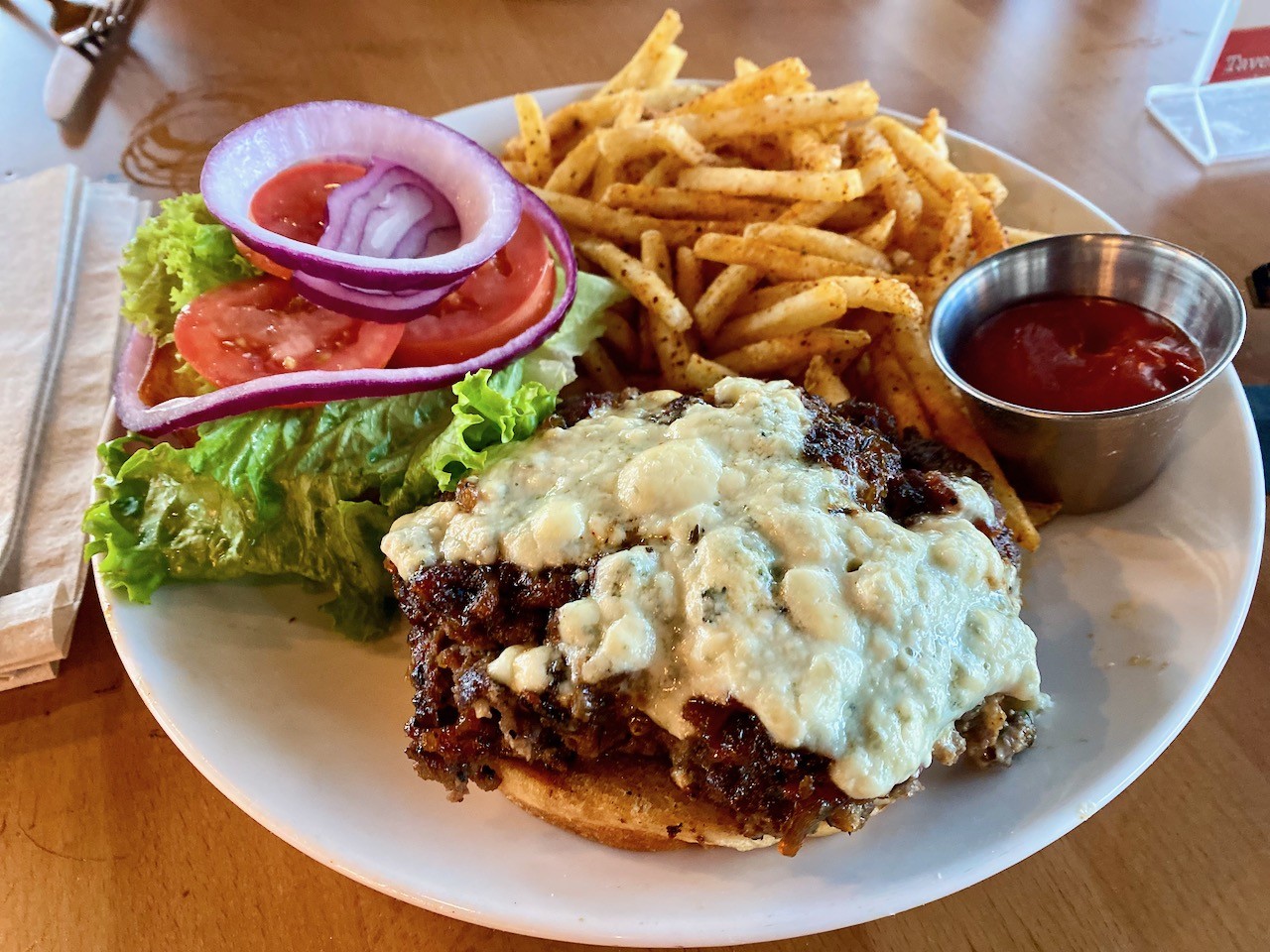Bacon Bleu Burger - Food Menu - Downtown City Tavern
