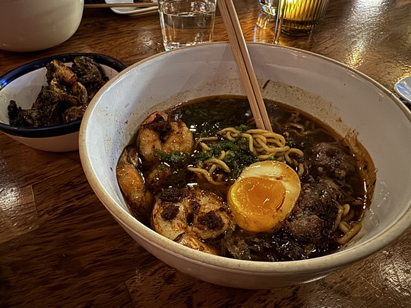 The January Uncommon Ramen bowl had a hearty helping of smoky brisket.
