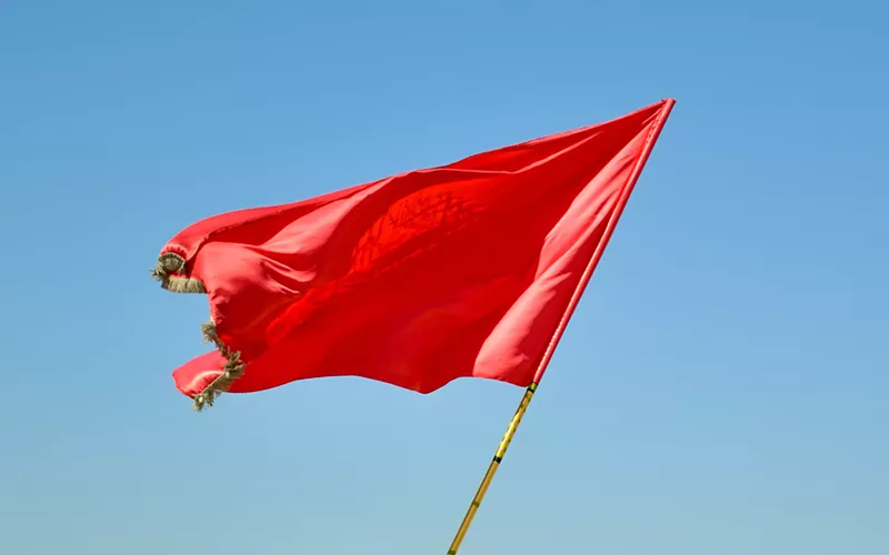 Image: red flag