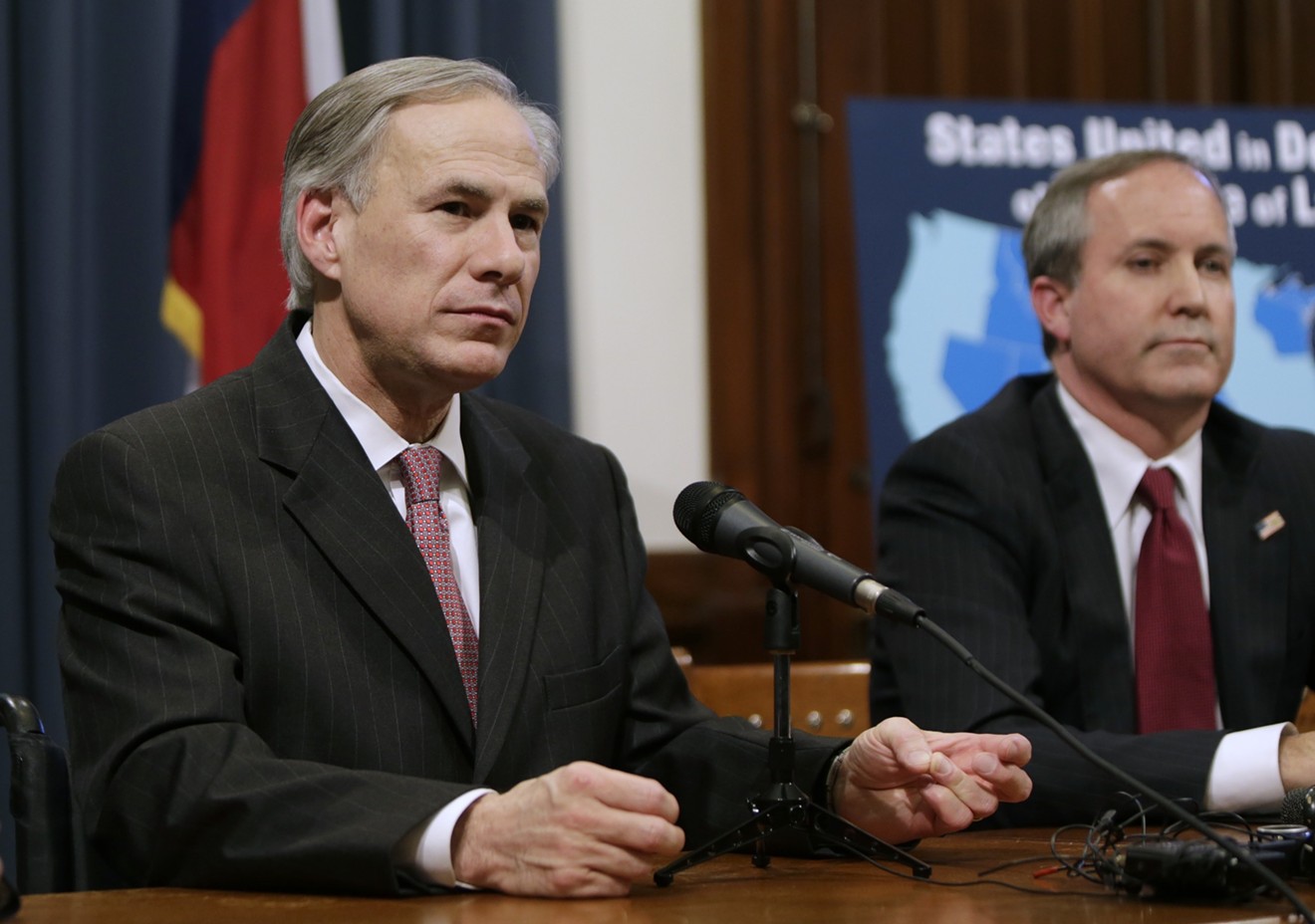 Gov. Greg Abbott and Texas Attorney General Ken Paxton are fighting a watchdog's effort to gain access to records.