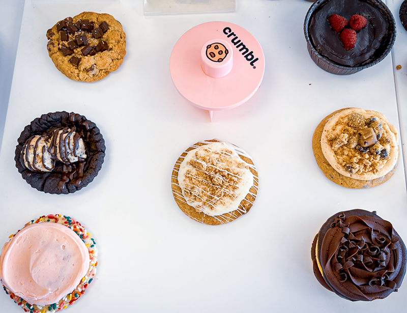 Image: The Kardashian and Jenner cookies at Crumbl.