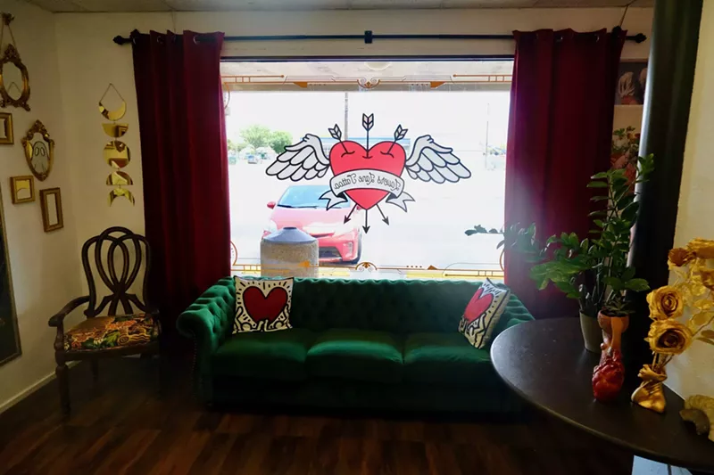 Image: Lovers Lane is a premiere spot for your next tattoo.